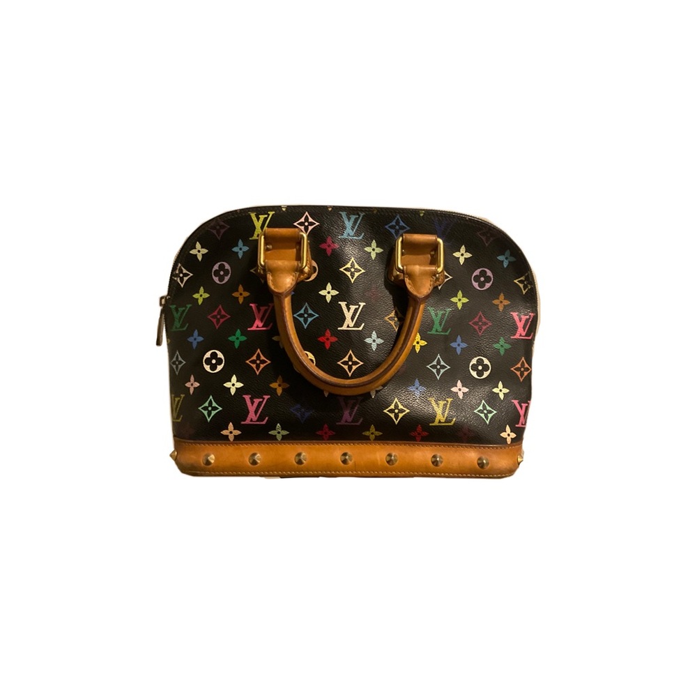 Louis Vuitton Black Multicolor Satchel